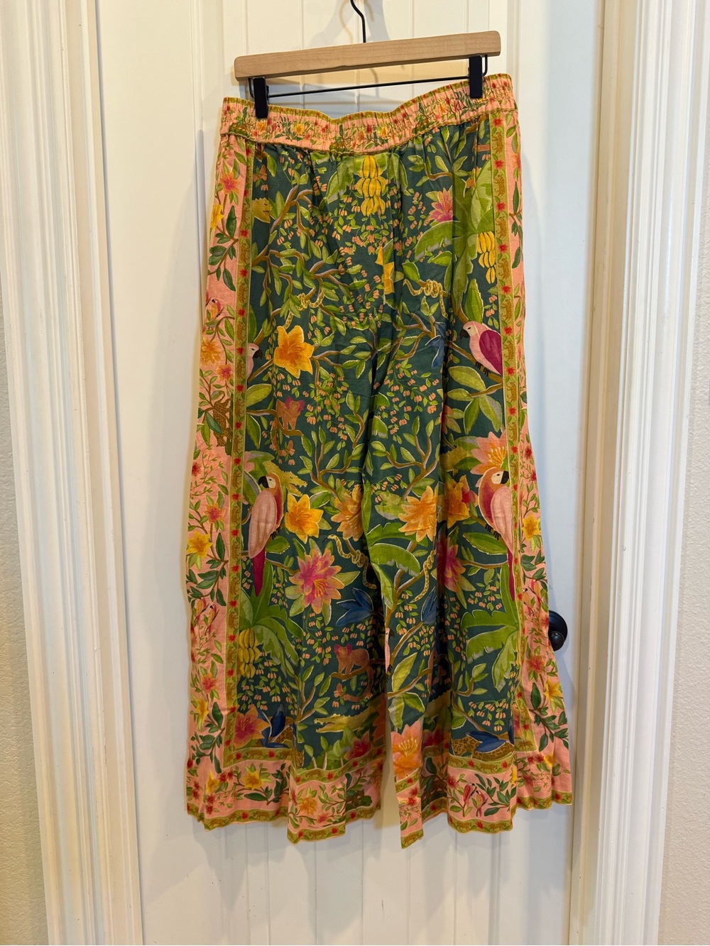 Farm Rio Linen Wide-Leg Pants - Picture 5 of 8